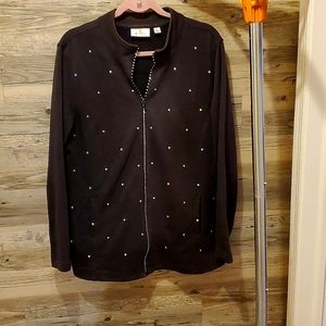 Quacker Factory, XL, ZIP up sweatshirt